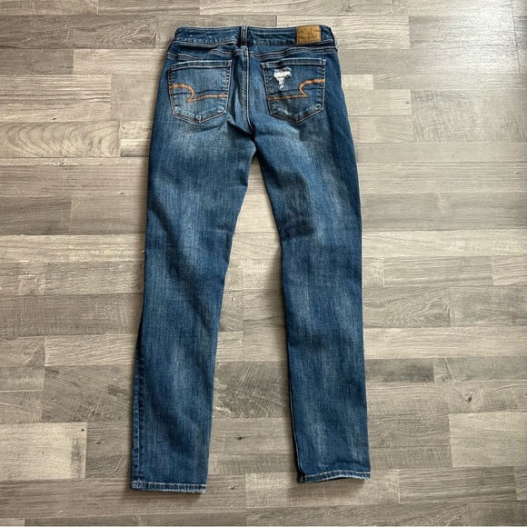 American Eagle Distressed Super Stretch X Skinny Denim Jeans - Picture 9 of 9